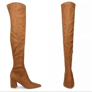 Steve Madden Nifty Pointed Toe Knee High Boots NIB